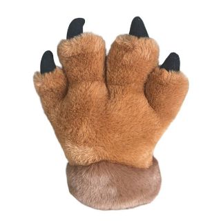 Obrázek z Rukavice tlapa tygra hnědého plyš 29cm 